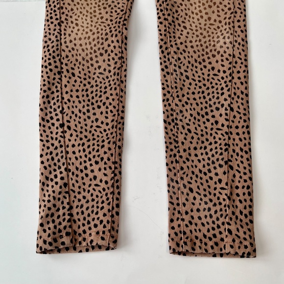 NWT Scotch & Soda La Bohemienne Skinny Mid-rise Cheetah Print Jeans W26 L30 - Picture 6 of 8